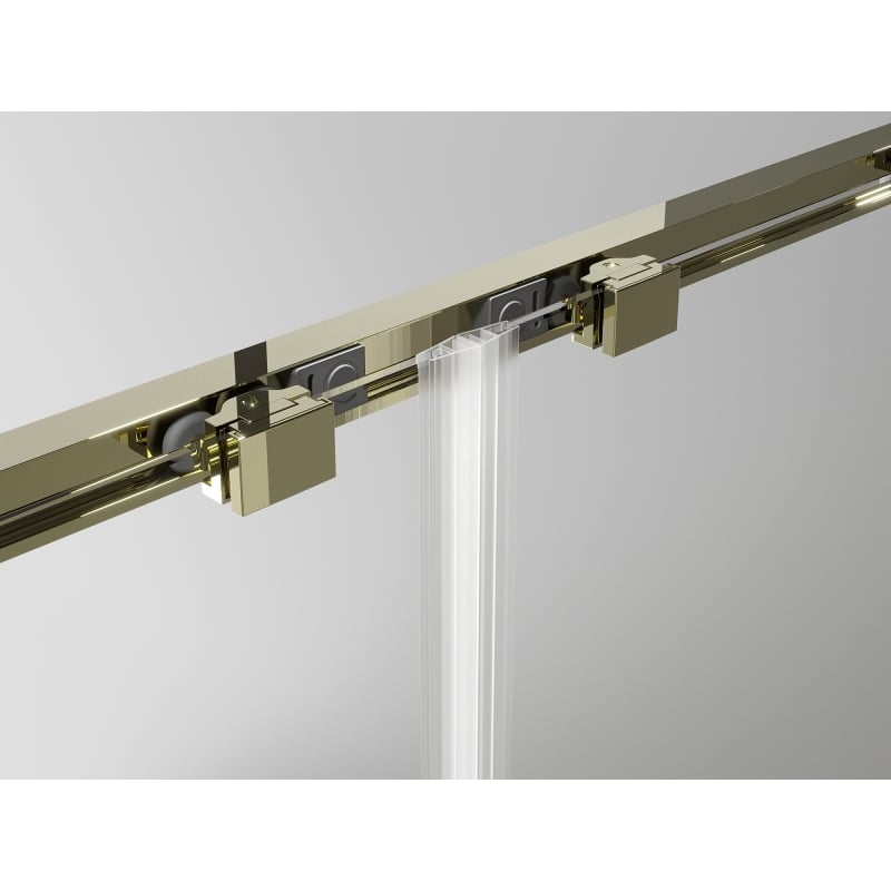 Mexen Exo-S stumdomas dušo kabina 145 x 120 cm, permatomas, auksinė - 8151-145-120-50-00