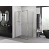 Mexen Exo-S stumdomas dušo kabina 145 x 120 cm, permatomas, auksinė - 8151-145-120-50-00