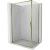 Mexen Exo-S stumdomas dušo kabina 145 x 120 cm, permatomas, auksinė - 8151-145-120-50-00