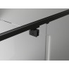 Mexen Exo-BR Duo pakreipiamas dušo kabina 80 x 120 cm, skaidri, juoda - 8182-080-120-70-00