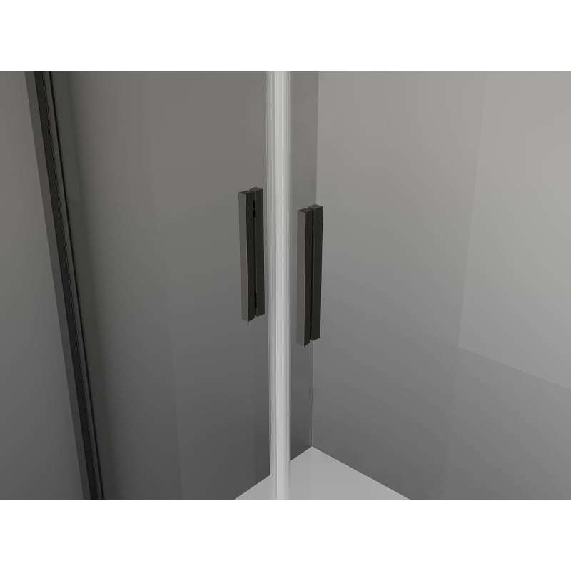 Mexen Exo varstoma dušo kabina 120 x 85 cm, skaidri, juoda - 8182-120-085-70-00