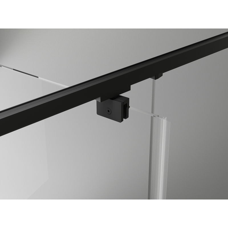 Mexen Exo varstoma dušo kabina 120 x 85 cm, skaidri, juoda - 8182-120-085-70-00