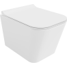 Mexen Teo Rimless WC dubuo su lėtai nusileidžiančia plona dangčiu, duroplastikas, balta blizgi - 30850700