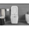 Mexen Teo WC dubuo be kraštų su lėtai nusileidžiančia plona sėdyne, duroplast, blizganti balta - 30850600