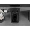 Mexen Teo WC dubuo Rimless su lėtai nusileidžiančiu dangčiu slim, duroplast, juoda matinė - 30850685