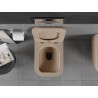 Mexen Teo WC dubuo be kraštų su lėtai nusileidžiančiu plonu dangčiu, duroplast, matinė kapučino spalva - 30854064