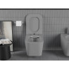Mexen Teo wc puodas Rimless su lėtai nusileidžiančia slim sėdyne, duroplastas, šviesiai pilkas matinis - 30854061