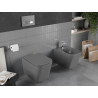 Mexen Teo wc dubuo Rimless su lėtai nusileidžiančiu dangčiu slim, duroplastikas, tamsiai pilka matinė - 30854071
