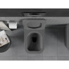 Mexen Teo wc dubuo Rimless su lėtai nusileidžiančiu dangčiu slim, duroplastikas, tamsiai pilka matinė - 30854071