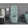 Mexen Teo WC dubuo be ratlankio su lėtai nusileidžiančiu dangčiu, duroplast, šviesiai žalia matinė - 30854048