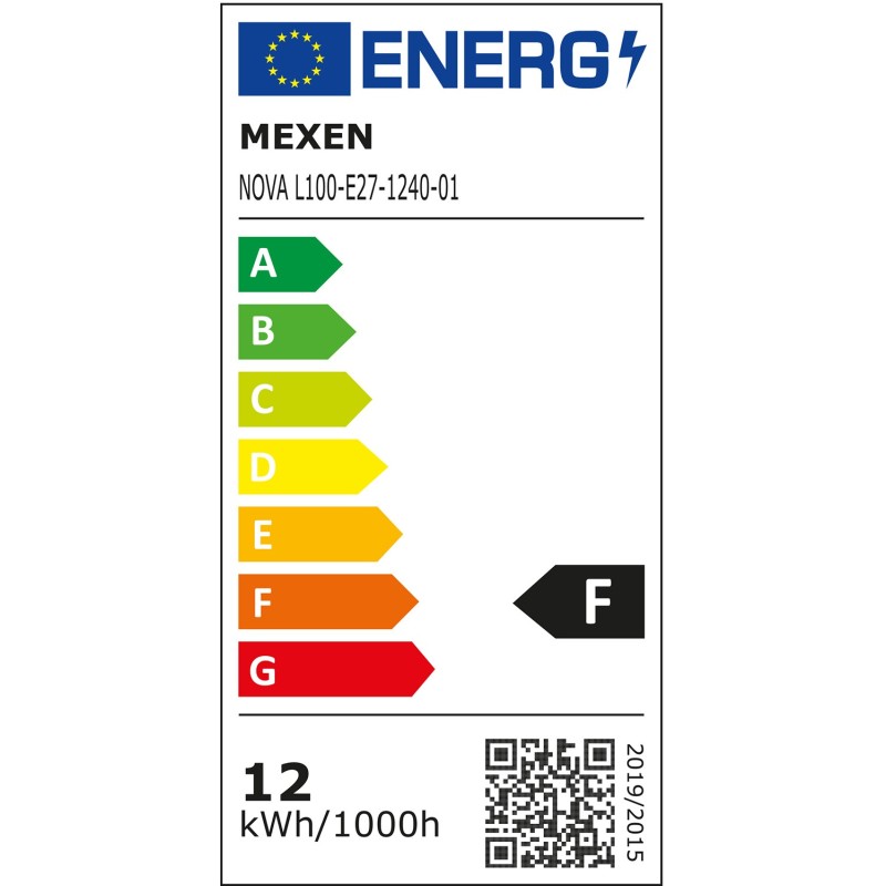 Mexen Nova LED lemputė E27, A60, 12W, Neutralus - 4000K, 1260 lm - L100-E27-1240-01