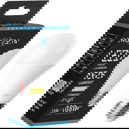 Mexen Nova LED lemputė E27, A60, 15W, Šilta - 3000K, 1575 lm - L100-E27-1530-01