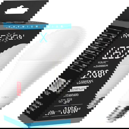 Mexen Nova LED lemputė E27, A70, 20W, Neutralus - 4000K, 2100 lm - L100-E27-2040-01