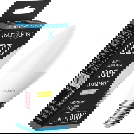 Mexen Nova LED lemputė E14, C37, 1W, Šilta - 3000K, 105 lm - L102-E14-0130-01