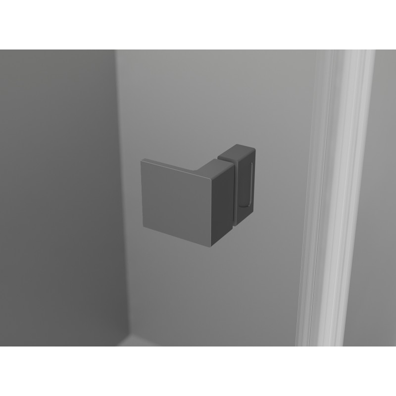 Mexen Lunar L Dvigubos dušo durys, 180 cm, skaidrios, ginklo metalo spalvos - 834DL-180-000-95-00