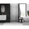 Mexen Exo-B 55 cm varstomos dušo durys, permatomos, chromuotos - 817-055-000-01-00