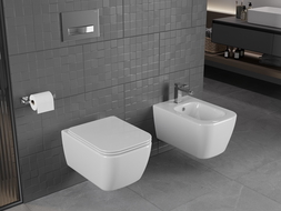 Mexen Stella WC dubuo be ratlankio, blizgi balta - 3368XX00
