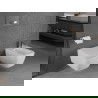 Mexen Stella WC dubenėlis be apvado su lėtai nusileidžiančiu plonu dangčiu, duroplast, blizganti balta - 30680900