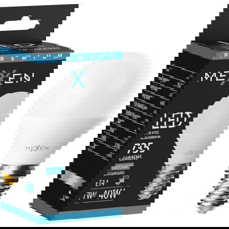 Mexen Nova LED lemputė E14, G45, 7W, Šalta - 6500K, 735 lm - L101-E14-0765-01