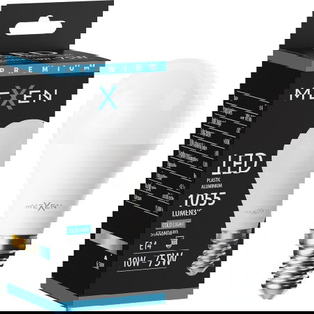 Mexen Nova LED lemputė E14, G45, 10W, Šalta - 6500K, 1055 lm - L101-E14-1065-01