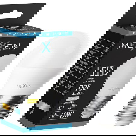 Mexen Nova LED lemputė E27, G45, 7W, Šilta - 3000K, 735 lm - L101-E27-0730-01