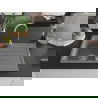 Mexen Bruno vienguba granitinė plautuvė su džiovykle 795 x 495 mm, Pilka - 6513791010-71
