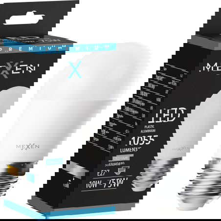 Mexen Nova LED lemputė E27, G45, 10W, Šalta - 6500K, 1055 lm - L101-E27-1065-01