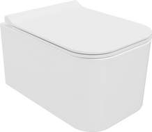 Mexen Elis WC dubuo Rimless su lėtai nusileidžiančiu plonu dangčiu, duroplastikas, blizgus baltas - 30910700