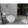 Mexen Elis WC dubuo be ratlankio su lėtai nusileidžiančia siaura sėdyne, duroplast, balta blizgi - 30910600