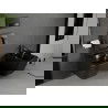 Mexen Madox WC dubuo be Ratlankio su Lėtai Nusileidžiančia Slim Sėdyne, Duroplast, Juodas Matinis - 30154070