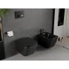 Mexen Madox WC dubuo Rimless su lėtai nusileidžiančiu plonu duroplastiniu dangčiu, juoda matinė - 30154070