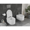 Mexen Sofia wc dubuo be ratlankio su lėtai nusileidžiančiu plonu dangčiu, duroplast, blizgus baltas - 30540100