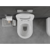 Mexen Sofia wc dubenėlis be apvado su lėtai nusileidžiančia plona sėdyne, duroplast, blizgus baltas - 30540300