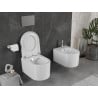 Mexen Sofia pakabinamas WC dubuo be ratlankio su lėtai nusileidžiančiu dangčiu, duroplastikas, blizgi balta - 30540200