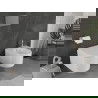 Mexen Sofia wc dubuo Rimless su lėtai nusileidžiančiu dangčiu, kietas, duroplastikas, blizgus baltas - 30540200