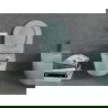 Mexen Lena WC dubuo Rimless su lėtai nusileidžiančiu dangčiu plonas, duroplast, šviesiai žalia matinė - 30224048