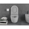 Mexen Lena Rimless WC su Dubenėliu, Lėta Uždarymo Slim Duroplast, Šviesiai Pilkas Matinis - 30224061