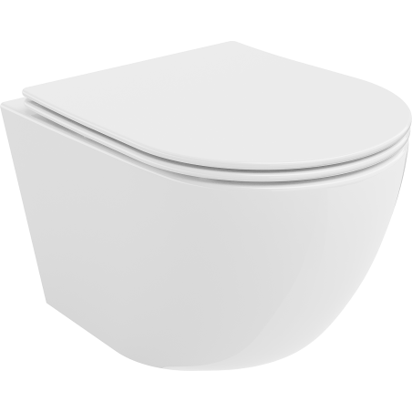 Mexen Lena WC dubuo be apvado su lėtai nusileidžiančiu dangčiu slim, duroplast, baltas blizgus - 30220400