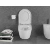 Mexen Lena wc dubuo be pavelde slenkančia kieta dangai, duroplast, blizganti balta - 30220200