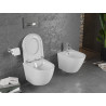 Mexen Lena wc dubuo be pavelde slenkančia kieta dangai, duroplast, blizganti balta - 30220200
