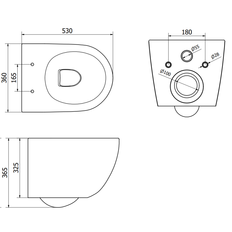 Mexen Lena tualeto dubuo su lėtai nusileidžiančiu kietu dangčiu, baltas blizgus - 30298000