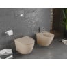 Mexen Lena wc dubuo Rimless su lėtai nusileidžiančiu dangčiu slim, duroplast, cappuccino matinis - 30224064