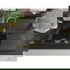Mexen Matias pusantrinė granitinė plautuvė su džiovykle 900 x 505 mm, Juoda/Auksinė metallic, sifonas Auksinė - 6502901505-75-G