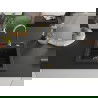 Mexen Vito vienguba granitinė plautuvė 520 x 490 mm, Juoda/Auksinė metallic, sifonas Auksinė - 6503521000-75-G