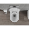 Mexen Rico WC dubuo Rimless su lėtai nusileidžiančiu plonu dangčiu, duroplastikas, baltos spalvos blizgesys - 30720100