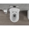 Mexen Rico WC Rimless su lėtai užsidarančiu plonu dangčiu, duroplastikas, baltas blizgus - 30720100