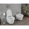 Mexen Rico WC dubuo Rimless su lėtai nusileidžiančiu plonu dangčiu, duroplastikas, baltos spalvos blizgesys - 30720100