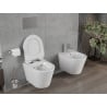 Mexen Rico WC Rimless su lėtai užsidarančiu plonu dangčiu, duroplastikas, baltas blizgus - 30720100