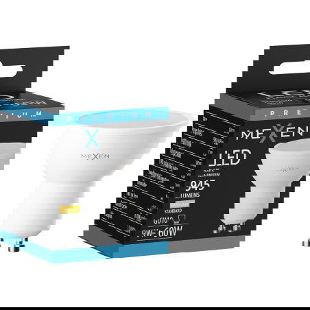 Mexen Nova LED lemputė GU10, 9W, Šilta - 3000K, 945 lm - L108-GU10-0930-01