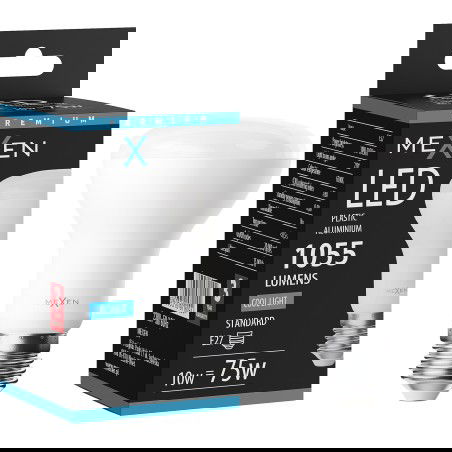 Mexen Nova LED lemputė E27, R63, 10W, Šalta - 6500K, 1055 lm - L104-E27-1065-01